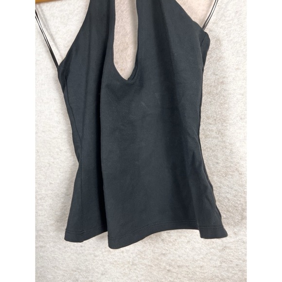 SKIMS Smooth Lounge Halter Top Obsidian Black XS NWT Soft Stretch Knit ✨READ✨ - Picture 2 of 7